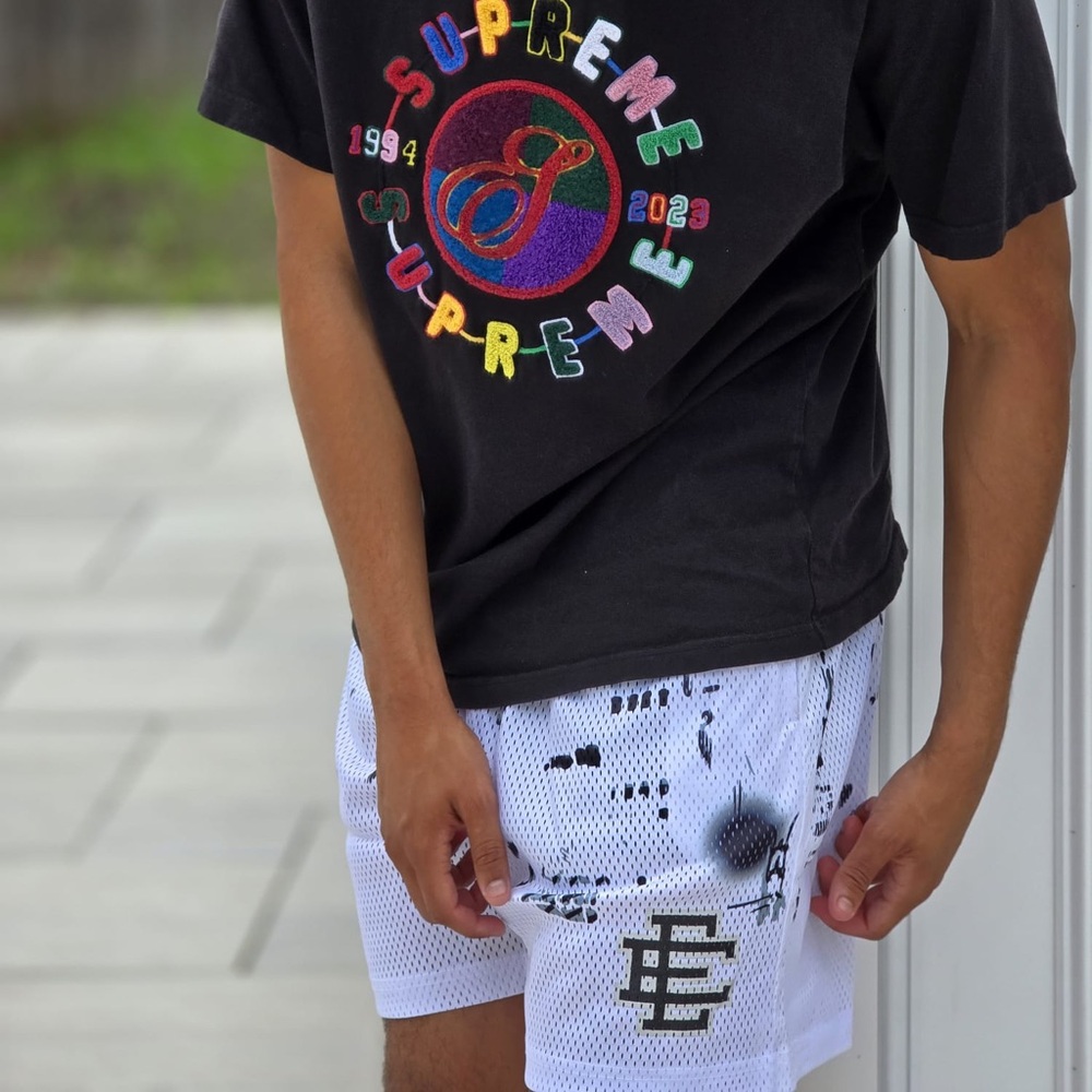Eric Emmanuel EE Basic Short “White Skyline” Condition is new with tags